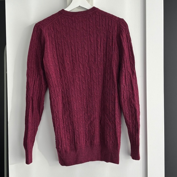 Dark red Cashmere Sweater - Picture 2 of 7